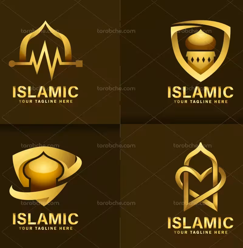 فایل وکتور لوگو مسجد | گرافیک با طعم تربچه