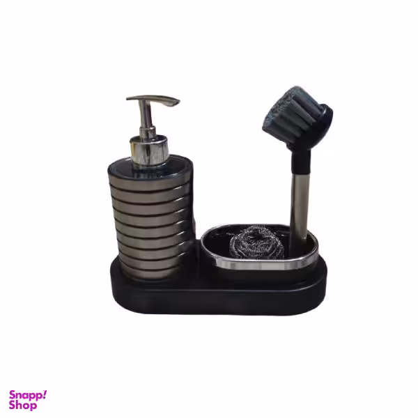 پمپ مایع ظرفشویی مدل sahar همراه با فرچه و سیم ظرفشویی