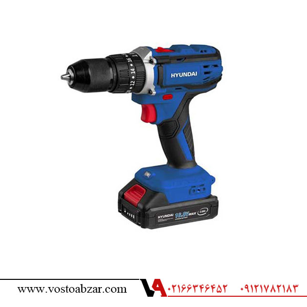 دریل شارژی چکشی 168 ولت هیوندای مدل HP-416
