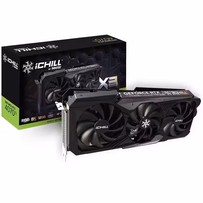 کارت گرافیک اینو 3 دی Inno3D RTX 4070 Ti iChill X3 12GB