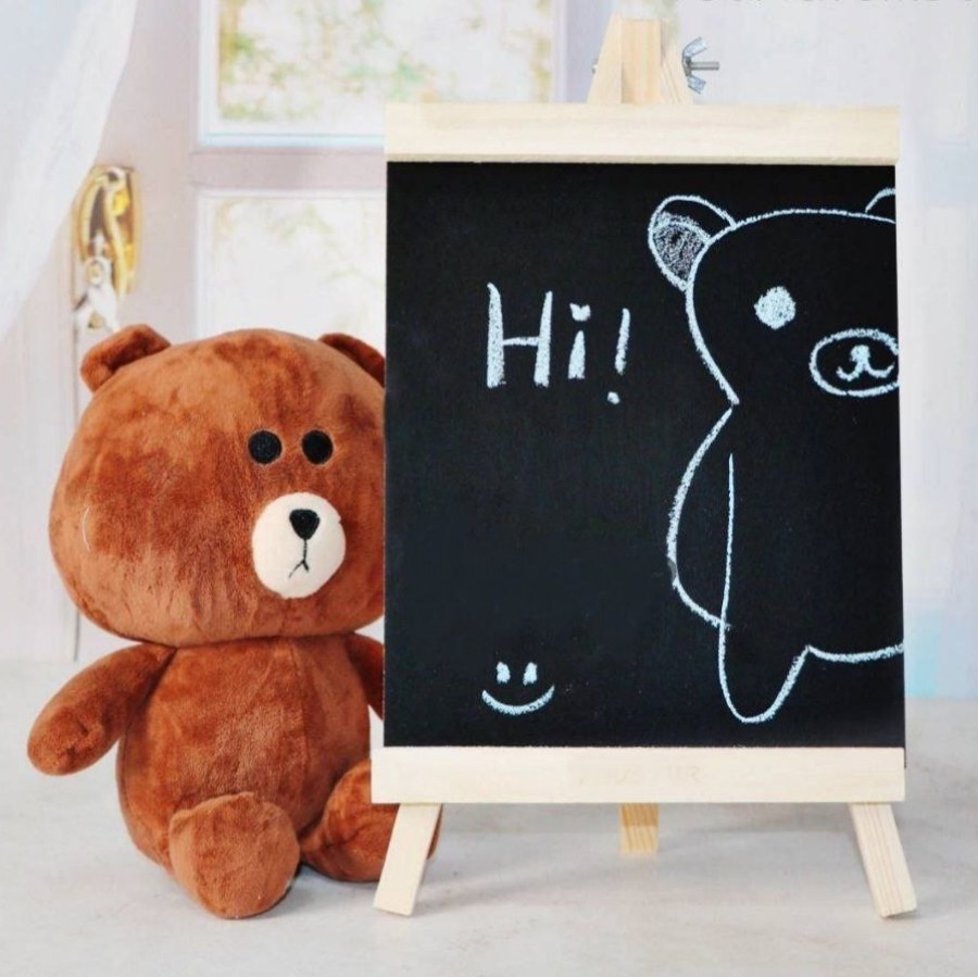 تخته گچی سیاه پایه دار (به همراه گچ)