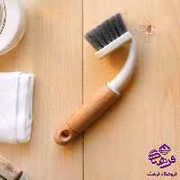 فرچه سینک دومان دسته چوبی گرد 185