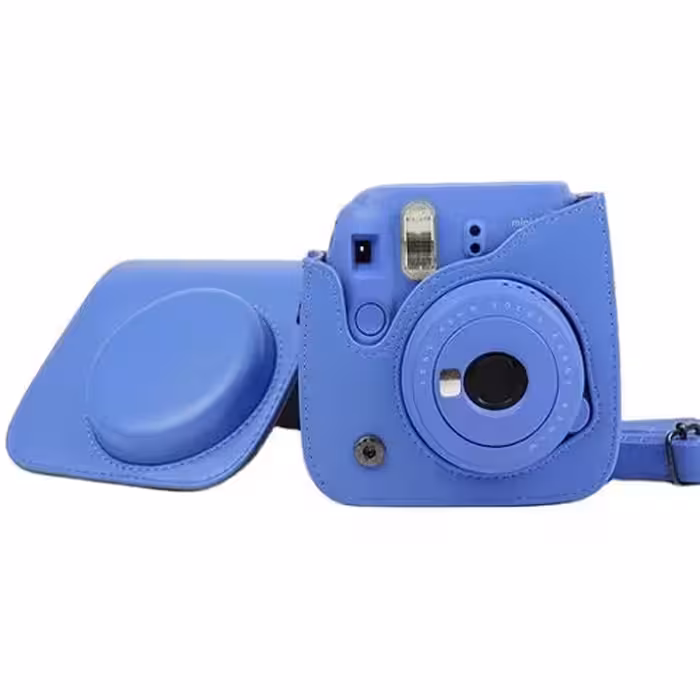 کیف چرمی دوربین فوجی فیلم مناسب FujiFilm Instax mini 9/8 Cobalt Bag