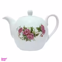 قوری چینی آرش مدل رز 6