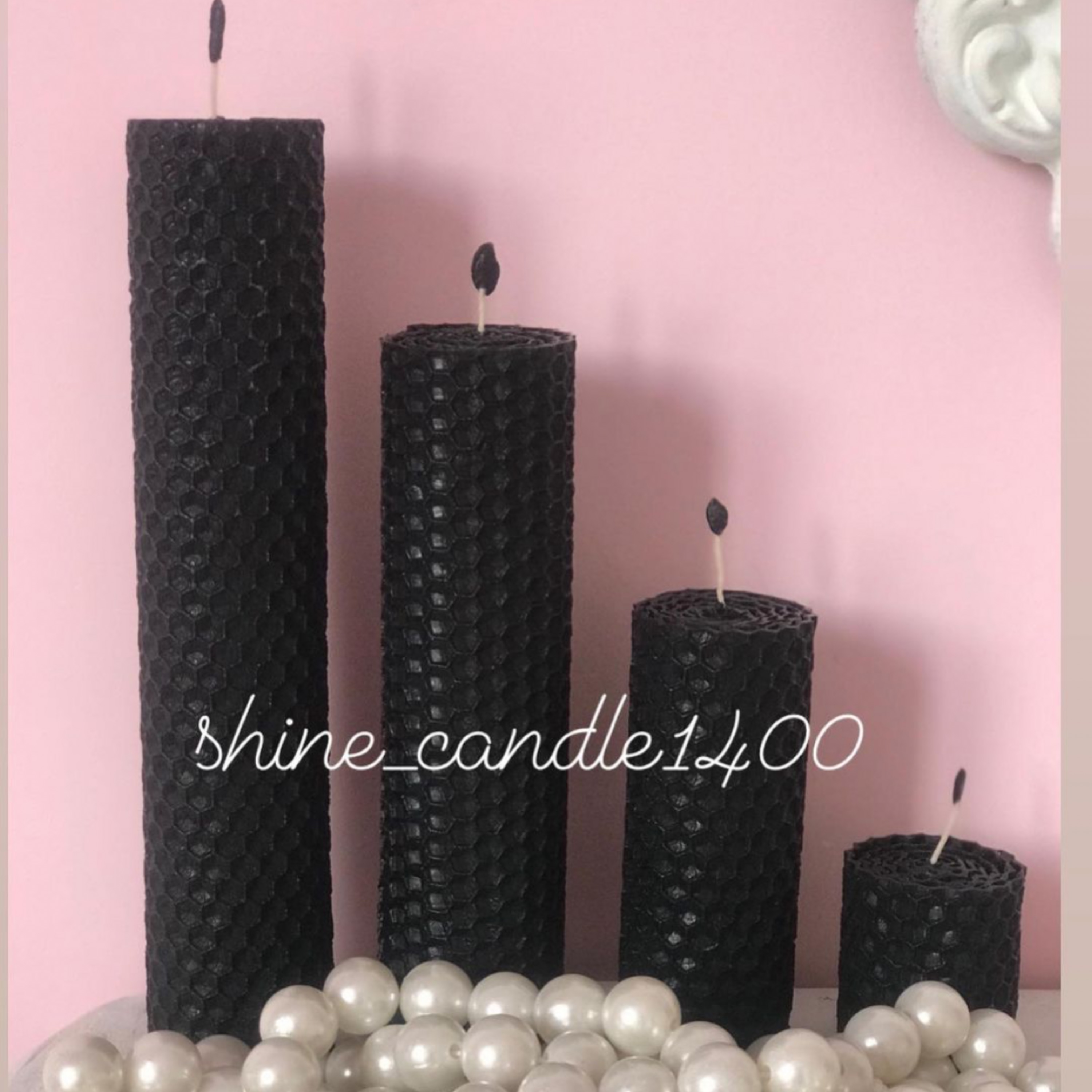 ست چهار تایی شمع استوانه ای