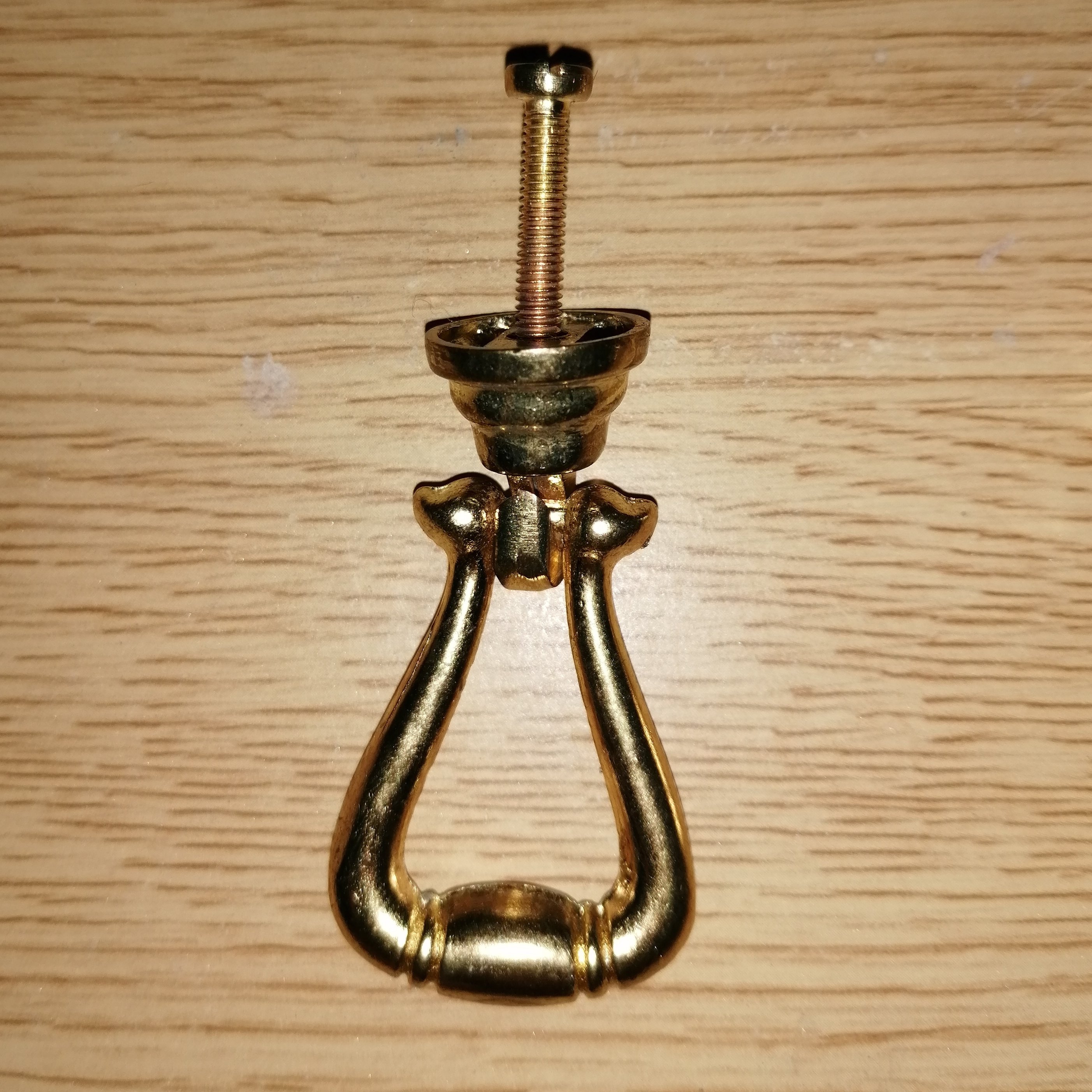 دستگیره درب کمد و کشو طلایی، 5 سانتی 2عددی