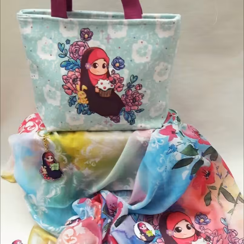 ست کیف و روسری