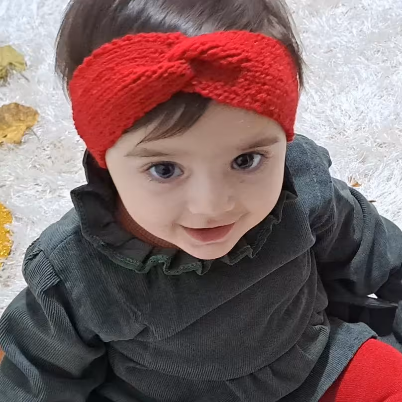 هدبند  بافتنی  نوزاد تا بزرگسال 