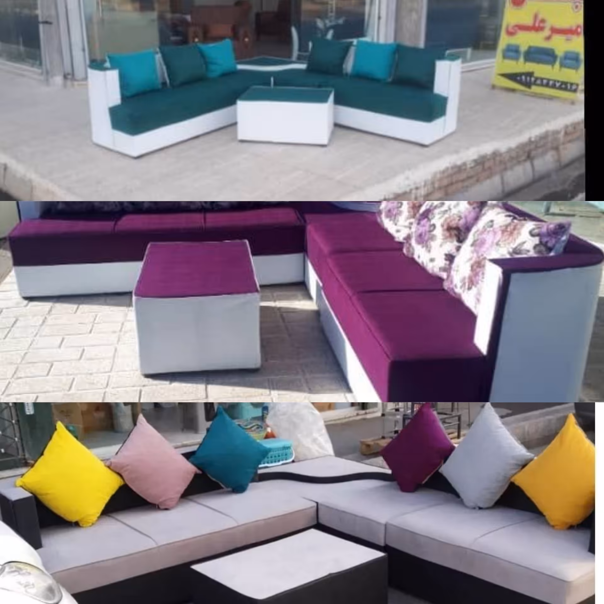 مبل ال کنج تنوع رنگ بالا