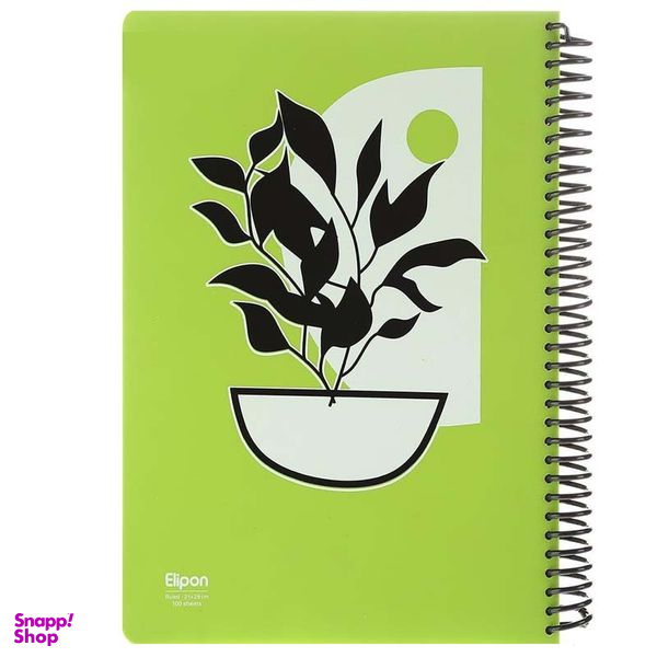 دفتر مشق 100 برگ الیپون مدل 8131623 کد 154213