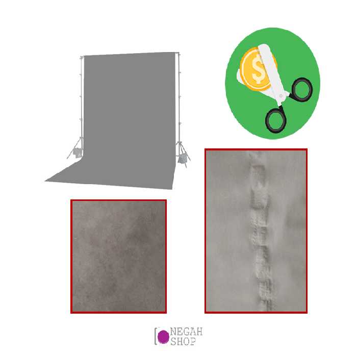 فون عکاسی مخمل خاکستری 3*5 (زیر قیمت)