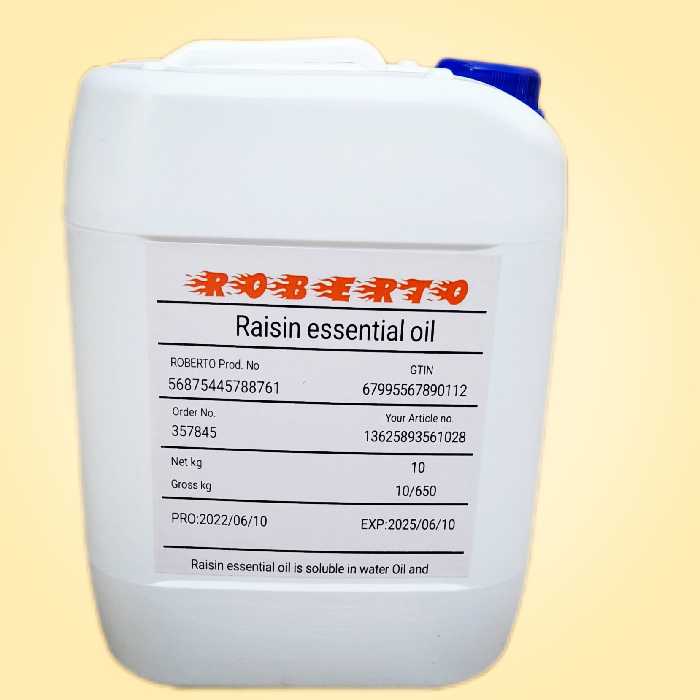 اسانس کشمش فرانسویی پلمپ 10 کیلویی با طعم او عطر قوی خلوص بالا مناسب نوشیدنی  تعداد محدود