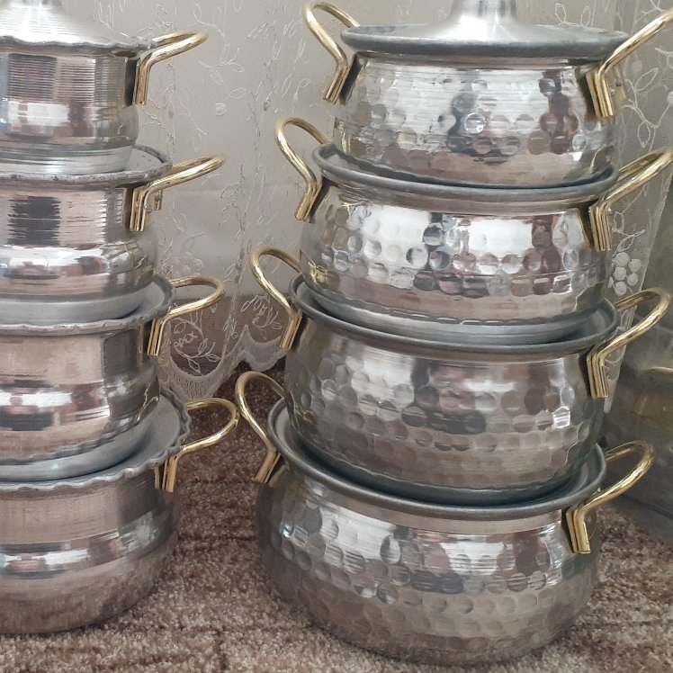 سرویس قابلمه رویی  چکشی  دسته دار  