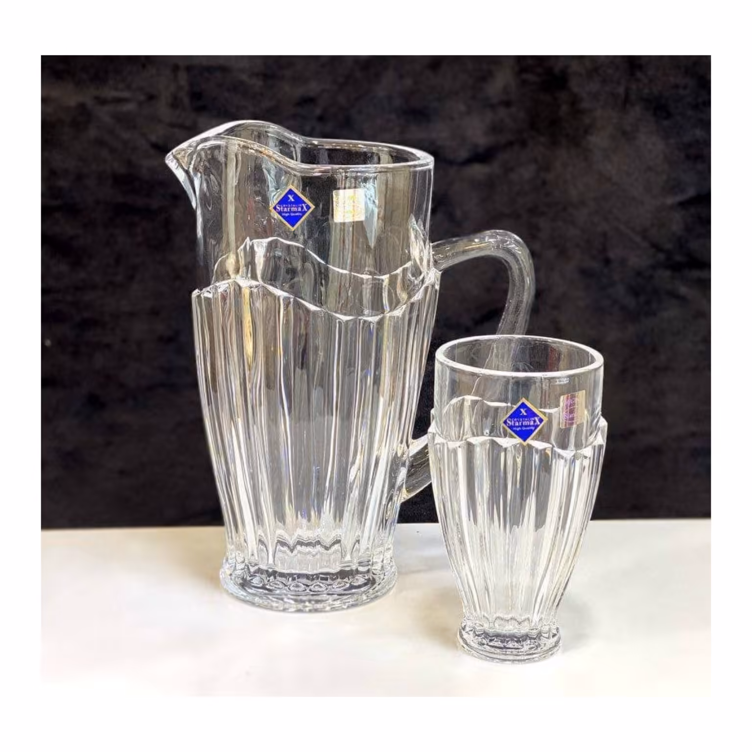 پارچ و لیوان کرون  