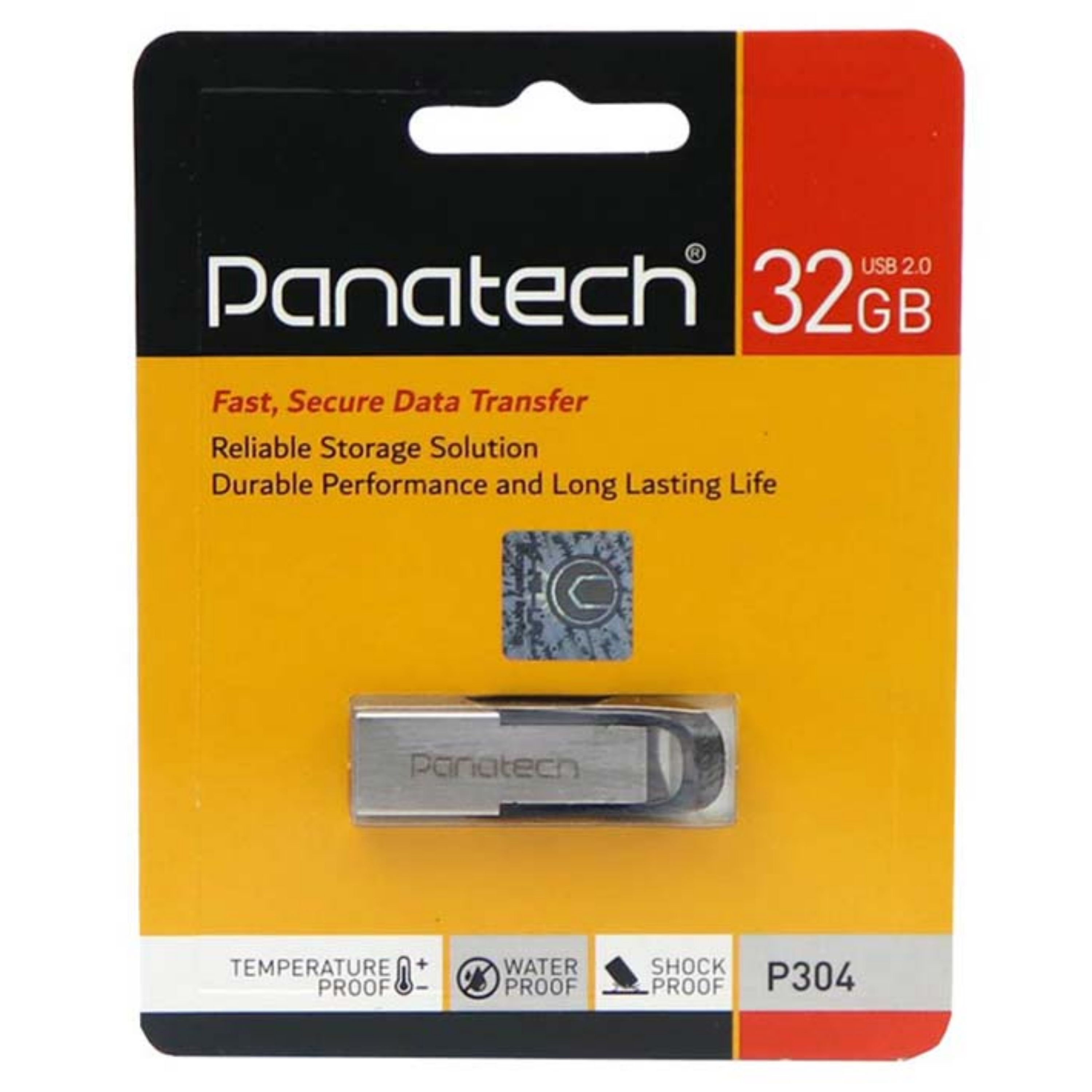 فلش 32GB USB2.0 پاناتک P304 با گارانتی مادام العمر
