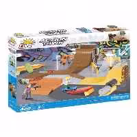 اسباب بازی ساختنی مدل زندگی شهری- زمین اسکیت Cobi Action Town Crazy Skatepark