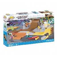 اسباب بازی ساختنی مدل زندگی شهری- زمین اسکیت Cobi Action Town Crazy Skatepark