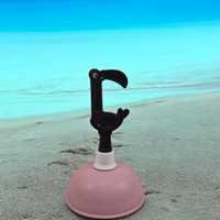 تلمبه لوله بازکن سینک طرح فلامینگو