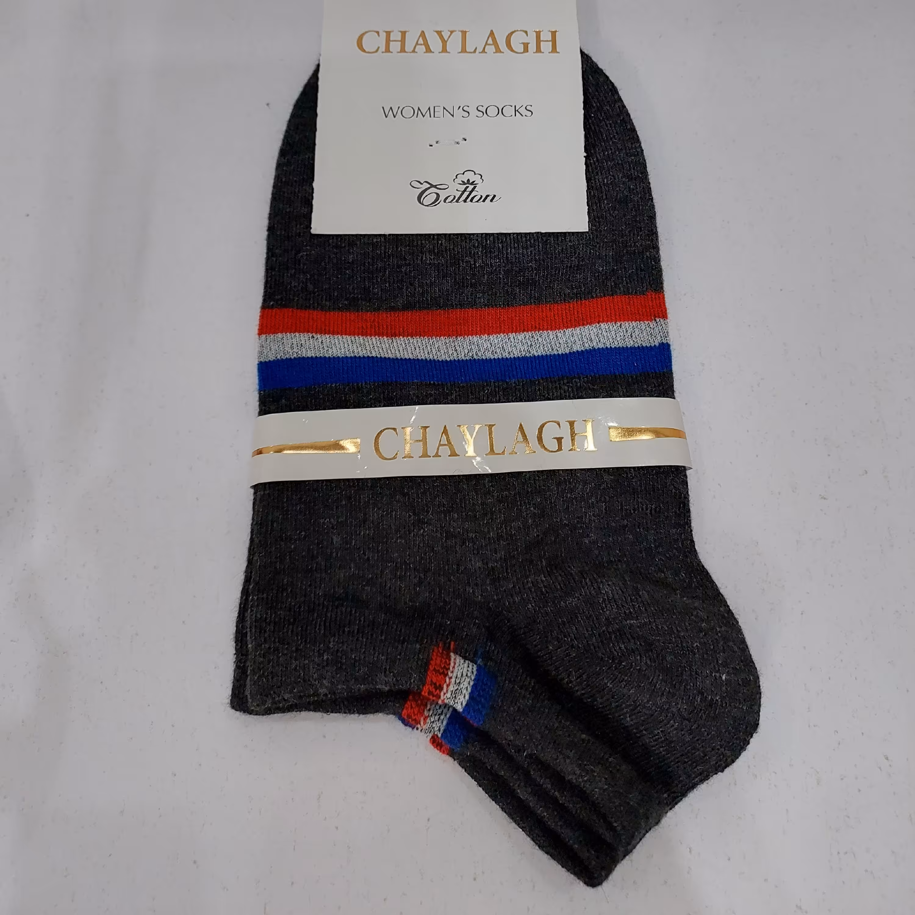 جوراب مچی اسپورت یک عدد رنگ زغال سنگی مناسب خانم ها و آقایان متناسب فصل تابستان 