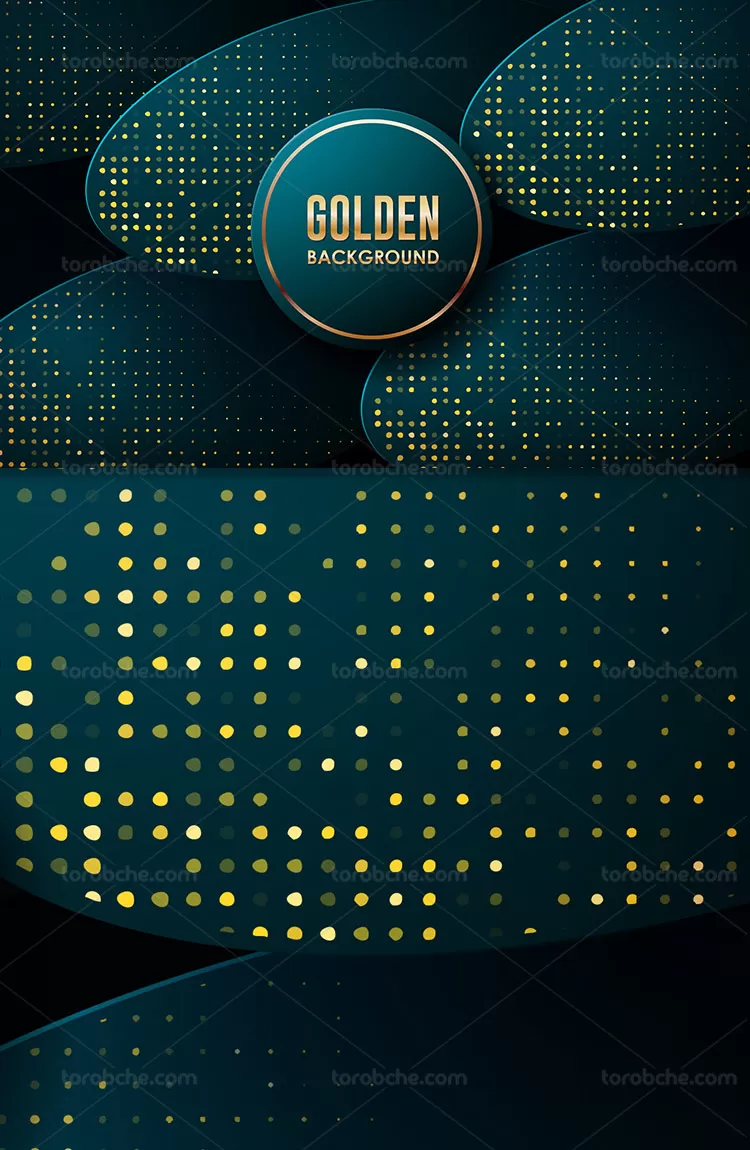 طرح پس زمینه انتزاعی طلایی | گرافیک با طعم تربچه