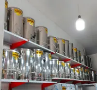 سماور برقی استیل 30 لیتری ورق ضخیم تمام نگیر ضدزنگ دو جداره درجه یک