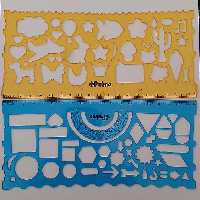  خط کش شابلون 2عددی پالمو  