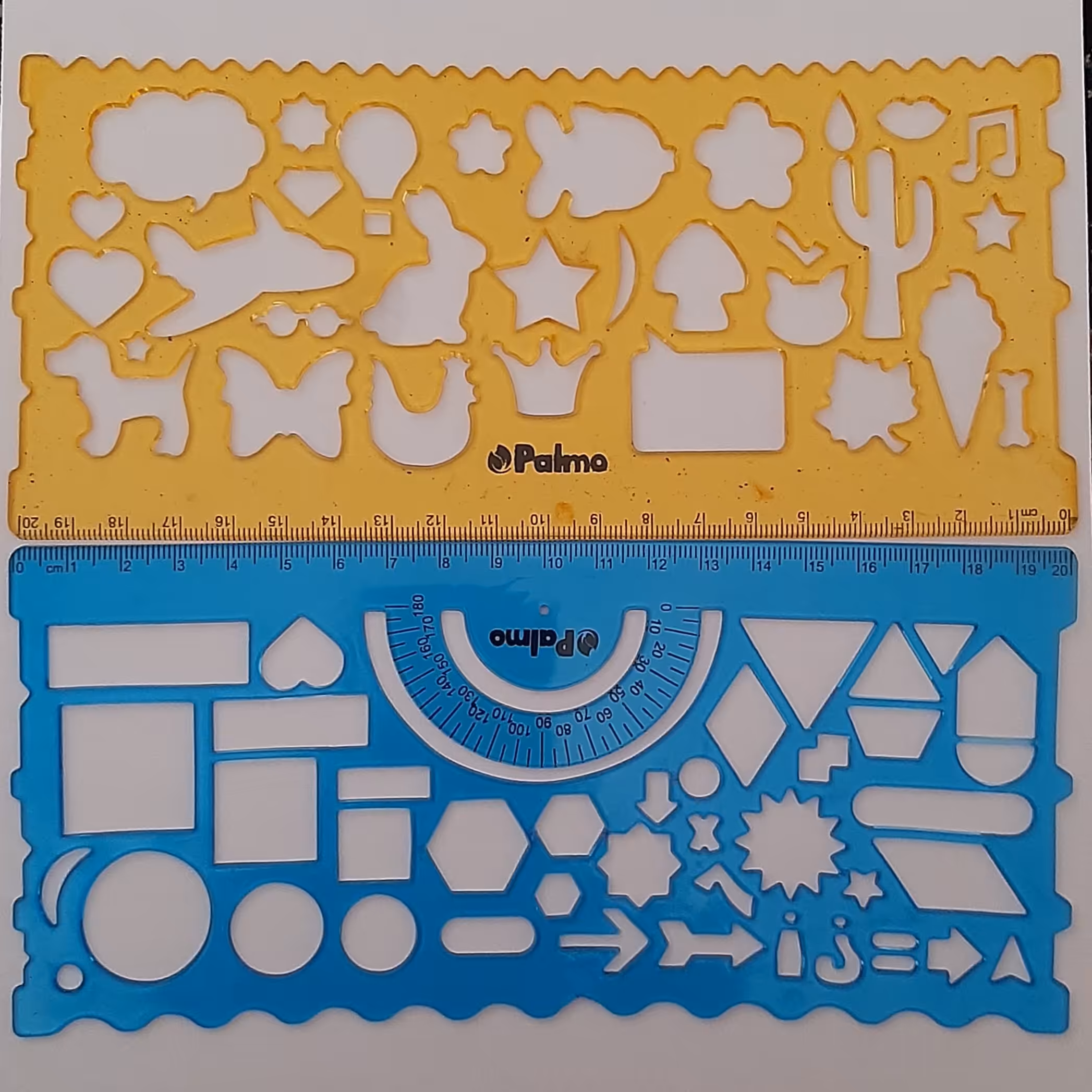  خط کش شابلون 2عددی پالمو  