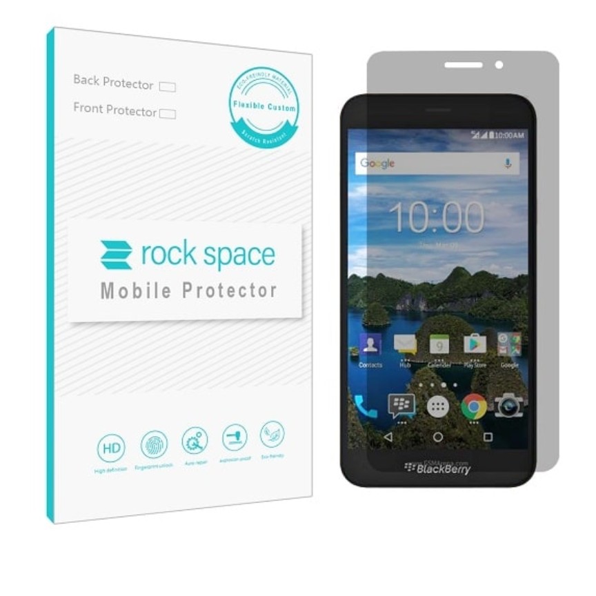 گلس پرایوسی (حریم شخصی)نانو و ضد ضربه گوشی بلک بری Aurora برند راک اسپیس