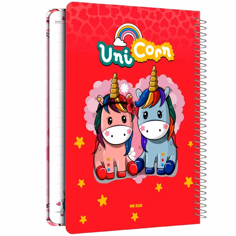 دفتر مشق مستر راد مدل یونیکورن کد 1695 Unicorn