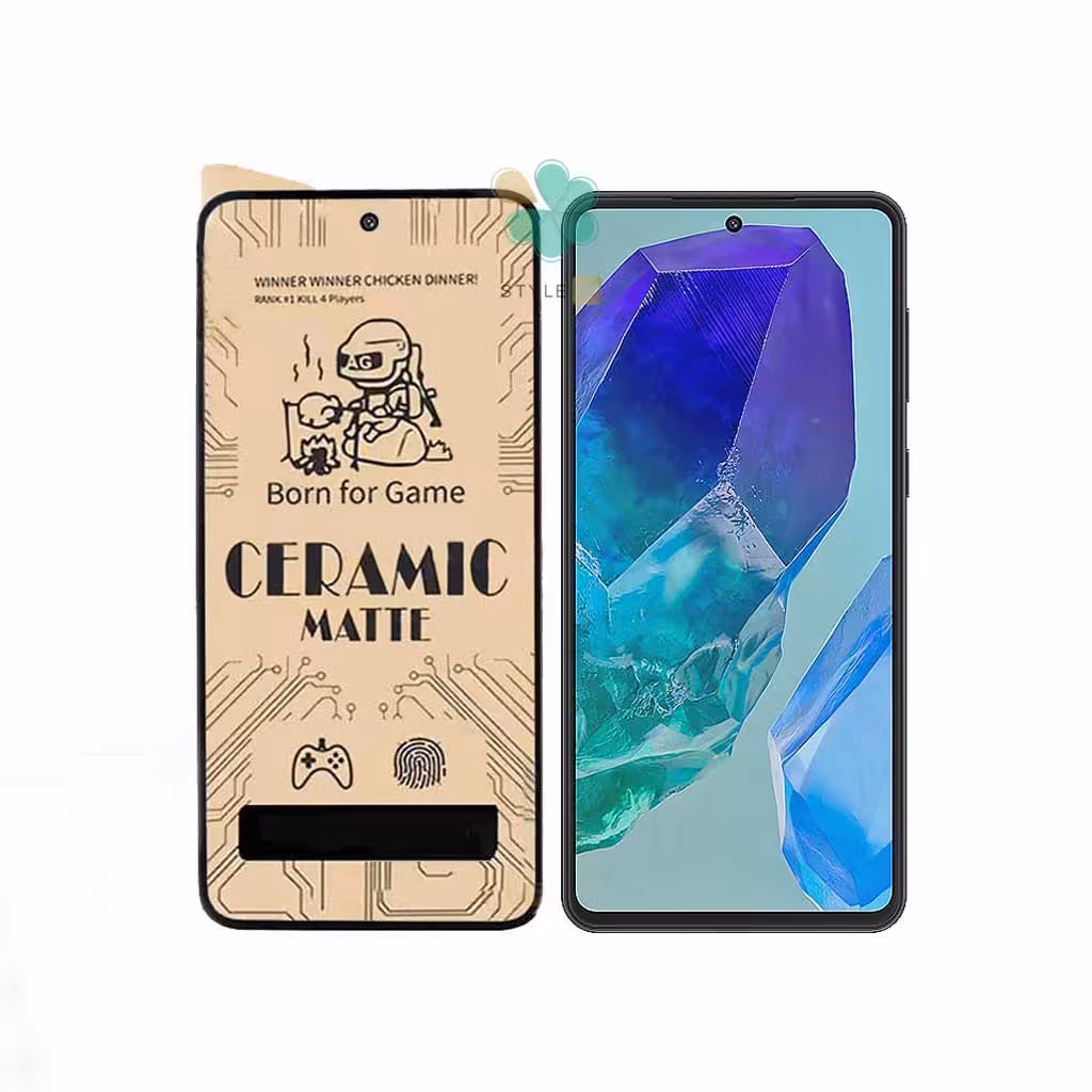 گلس گوشی سرامیکی مات مناسب Samsung Galaxy M55