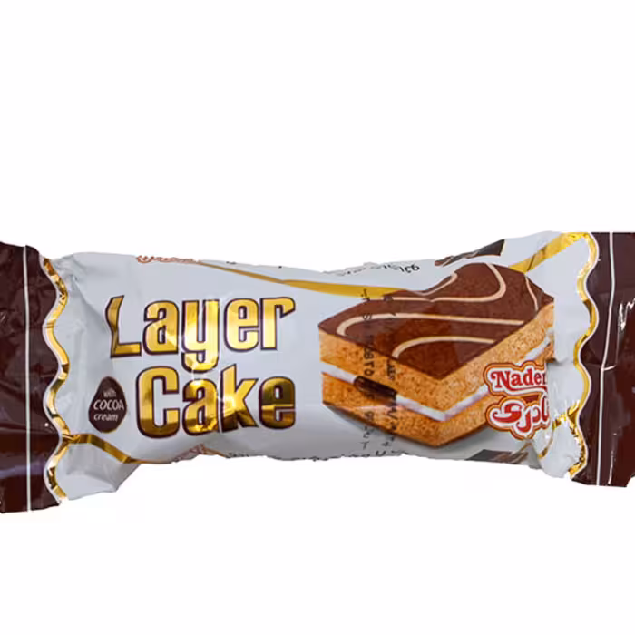 پک 10 عددی کیک لایه ای با کرم کاکائو نادری