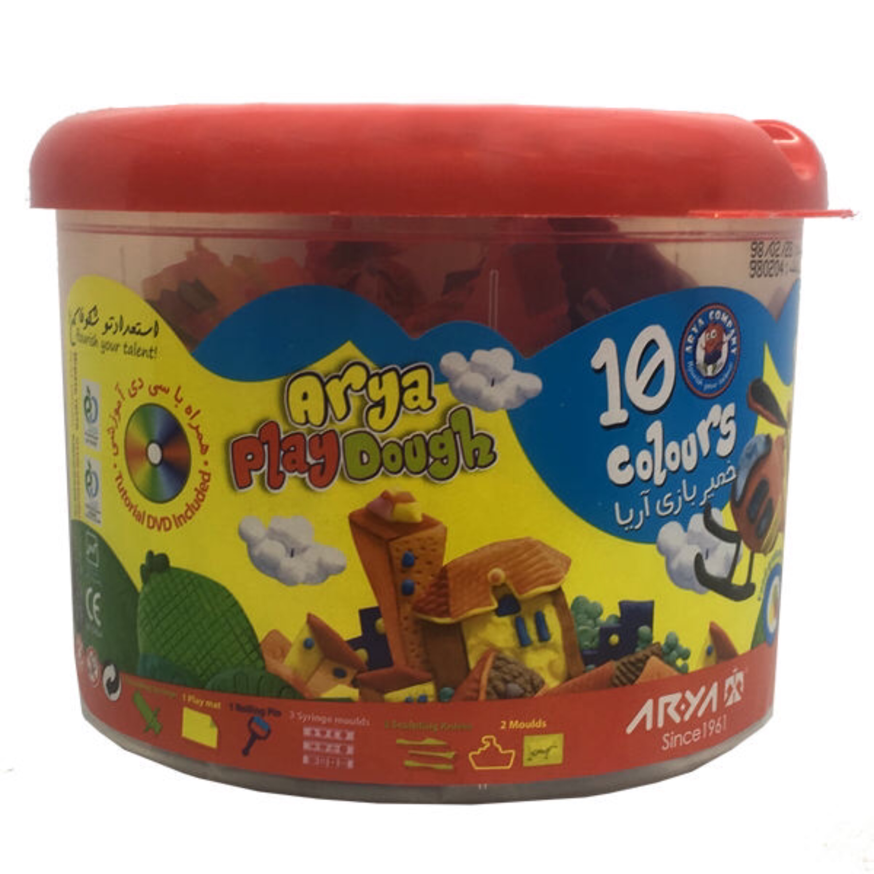 خمیر بازی آریا 10 رنگ