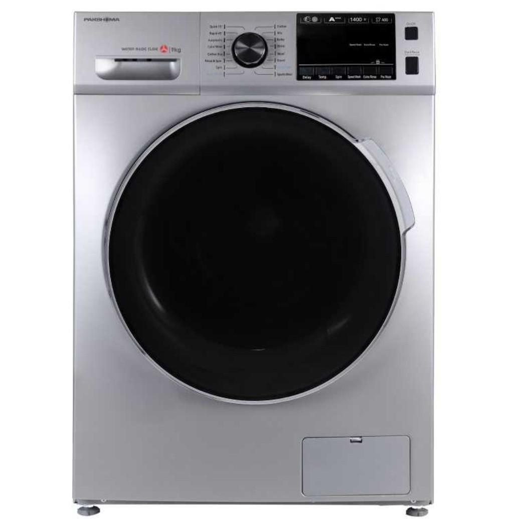 لباسشویی 9 کیلو پاکشوما مدل TFB-96402ST نقره ای موتور BLDC
