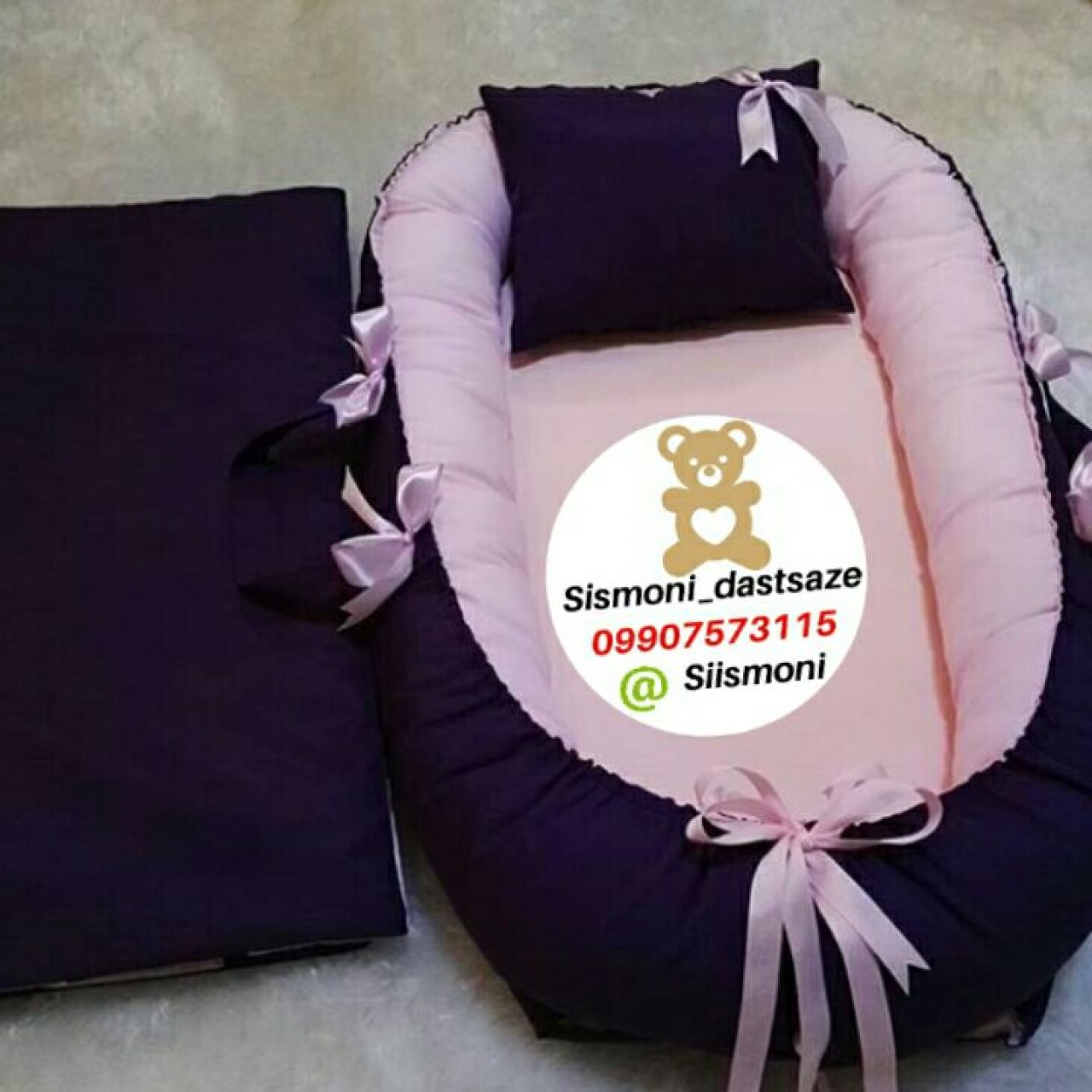 ست تشک و بالشت و لحاف طرح پاپیون