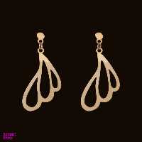 گوشواره طلا 18 عیار زنانه سانا گالری کد D10019