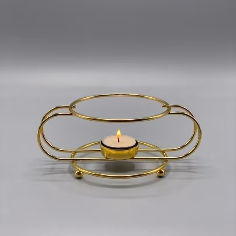 وارمر قوری فلزی طلایی
