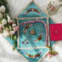 جانماز دو تیکه ی روباندوزی