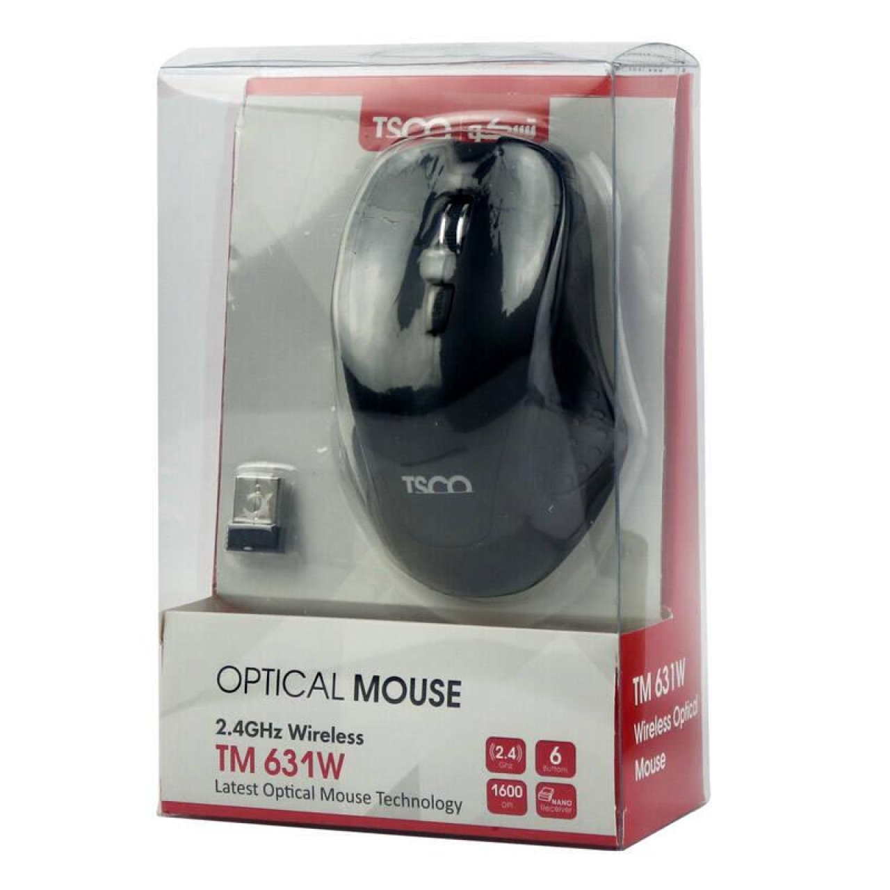 ماوس بی سیم تسکو مدل TM631w