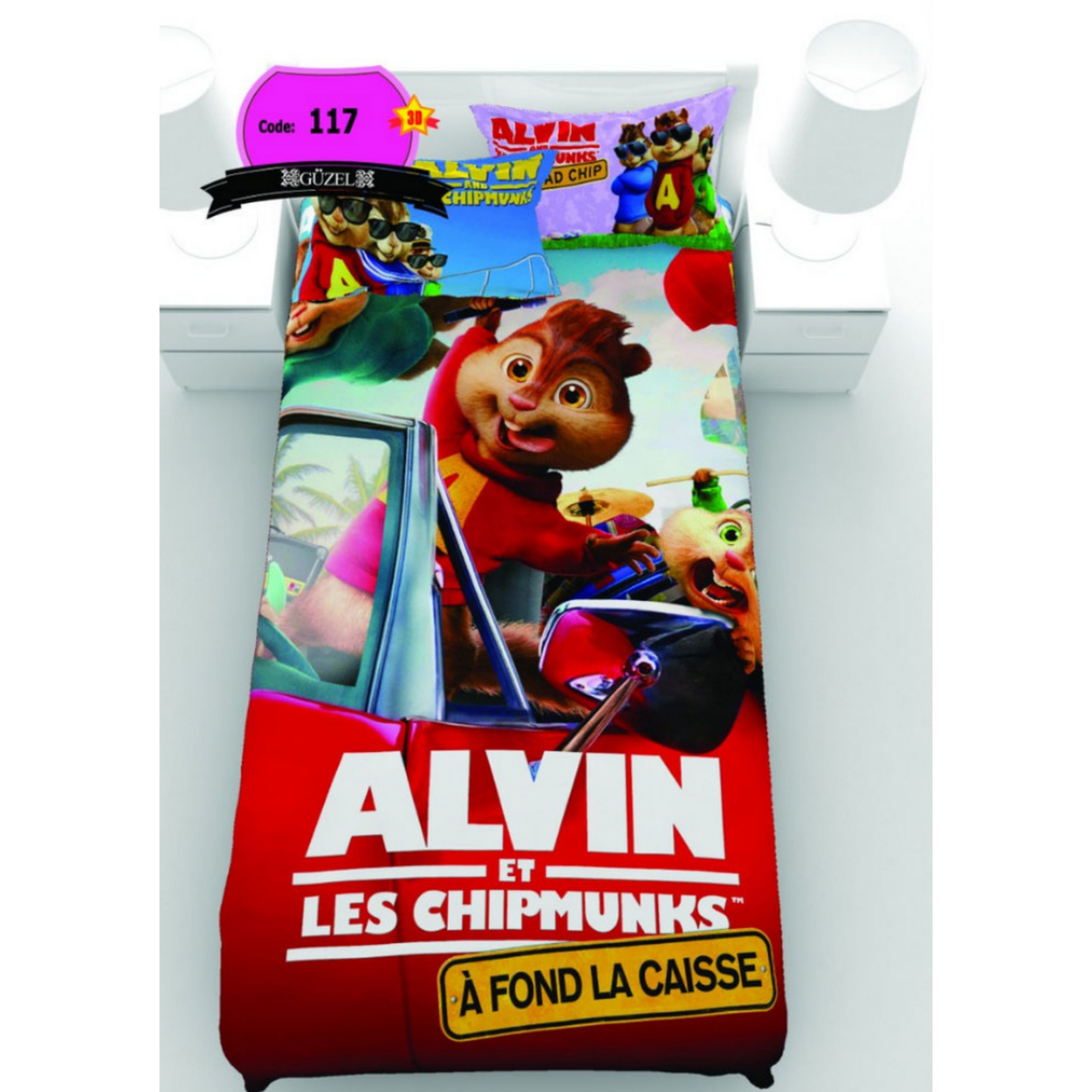 روتختی تک نفره سه بعدی برند گوزل -5 تکه -کد117