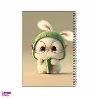 دفتر مشق 100 برگ بامبیلیپ طرح خرگوش و عینک و کتاب کد 6443533