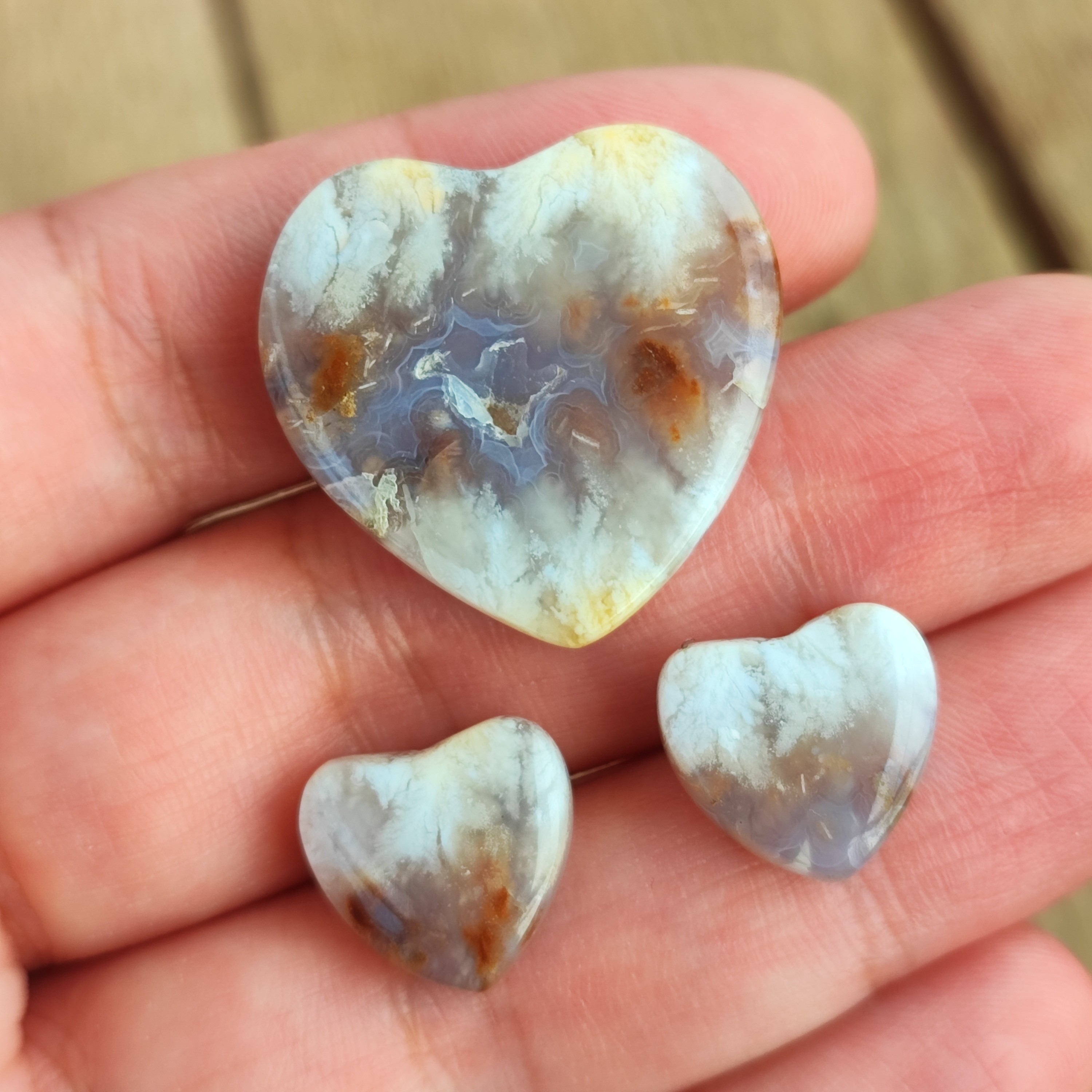 شجر سفید تراش قلبی زیبا (ست)