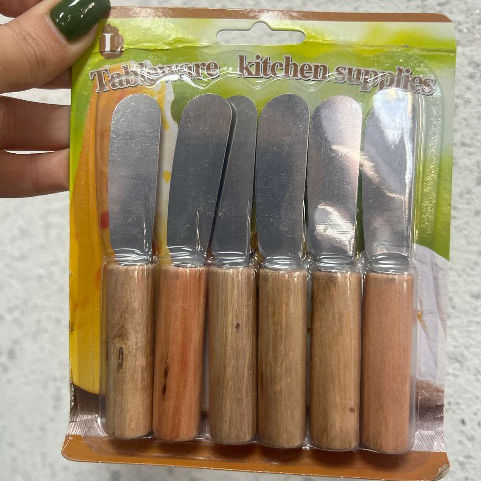 کارد کره دسته چوبی 