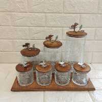 پاسماوری 7 پارچه درب چوبی