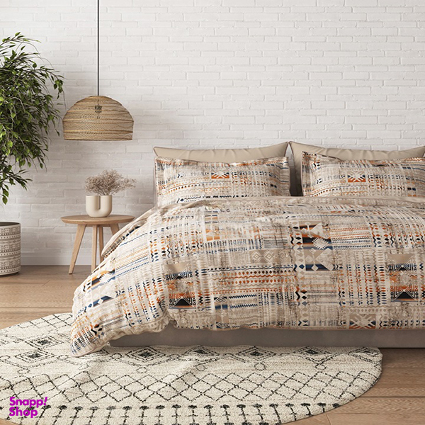 سرویس لحاف دو نفره 7 تکه دنزو کد 1001 سایز 180×200 سانتی متر