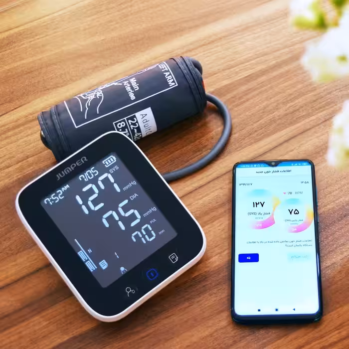 فشار سنج دیجیتال بازویی جامپر مدل JPD-HA121 با نرم افزار فارسی