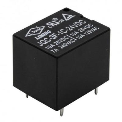مجموعه 10 عددی رله 24V پایه میلون T73 مارک LIMING کد JQC-3F-1C-24VDC