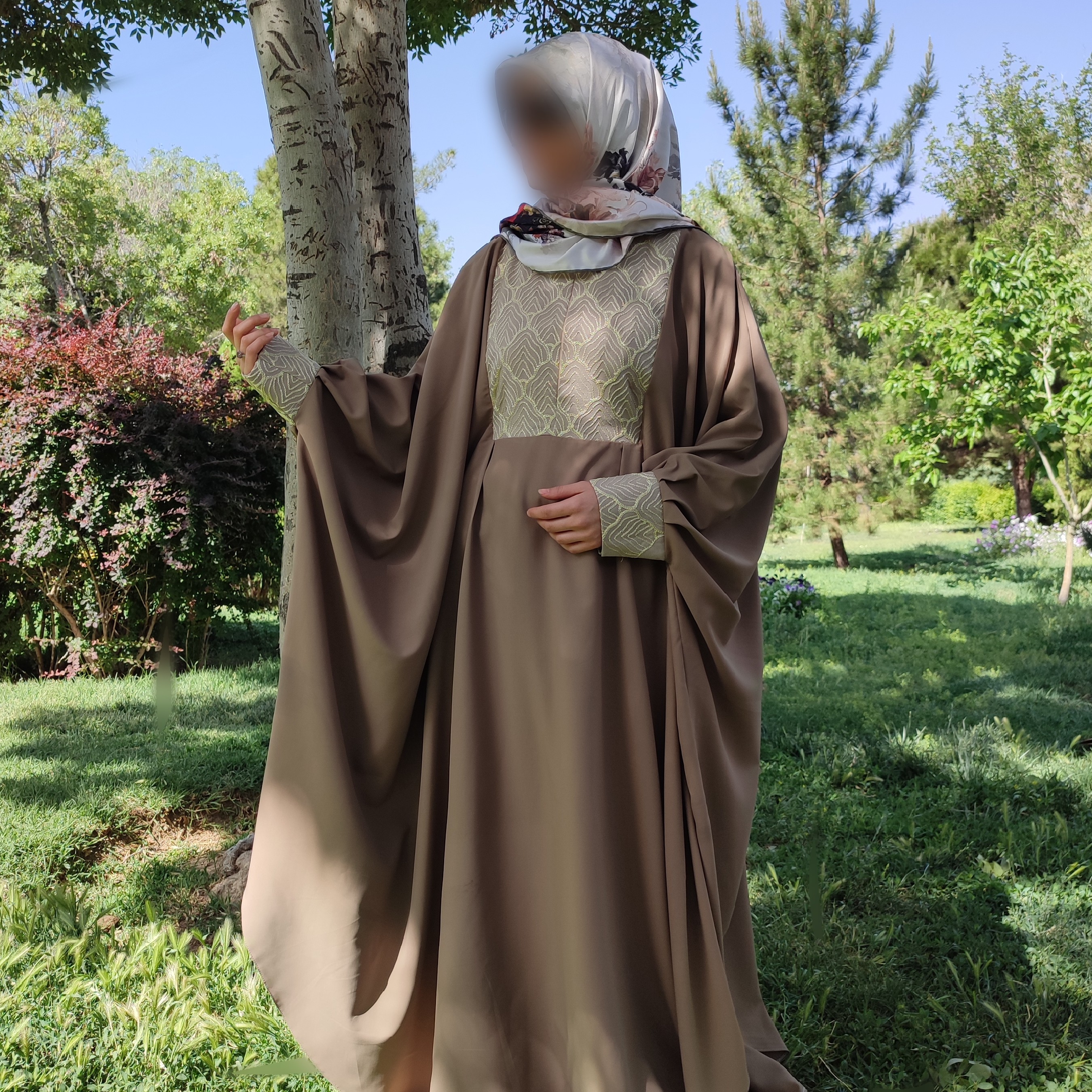 مانتو عبایی کد 115