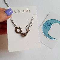 گردنبند ست خورشید و ماه 