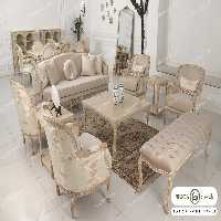 مبل کلاسیک چوبی مرجان آناشید