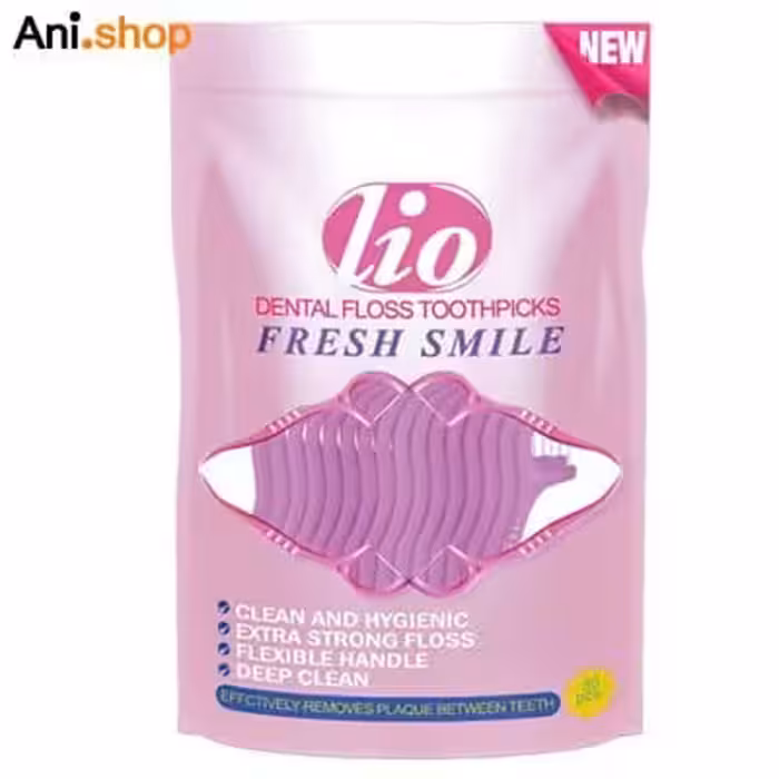 خلال با نخ دندان پلاستیکی لیو بسته 30 عددی کد54